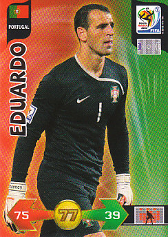 Eduardo Carvalho Portugal Panini 2010 World Cup #277